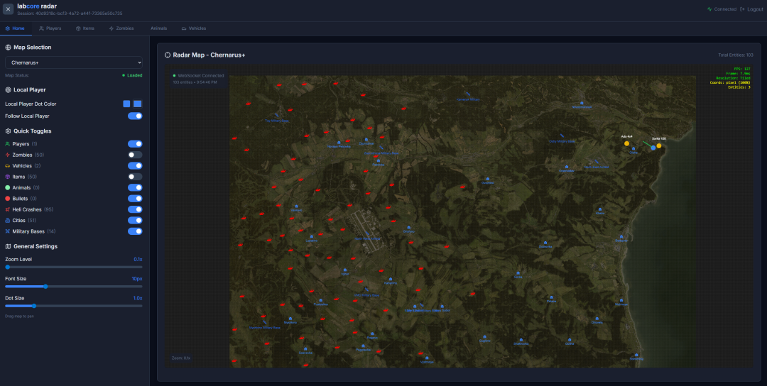 Dayz Web Radar